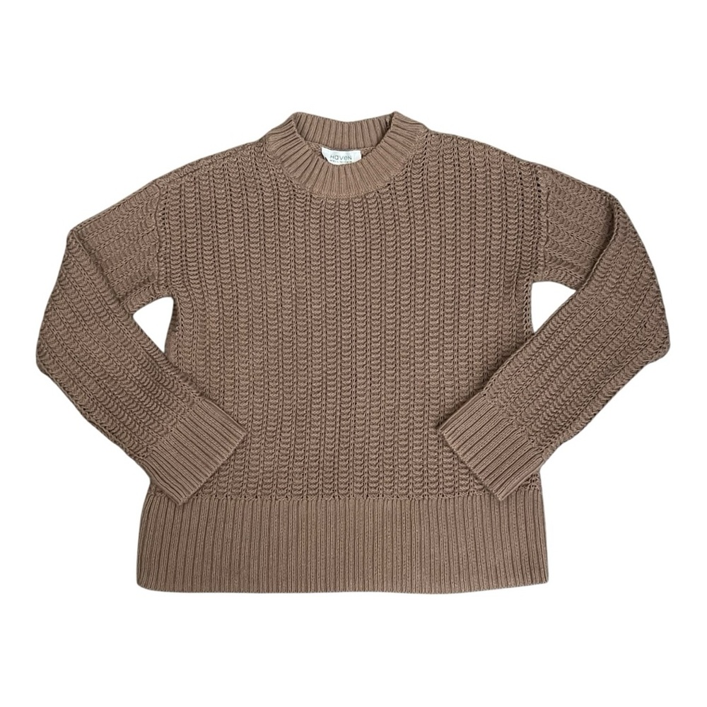 Haven Well Within Brown Knit Pullover Size XXSmall